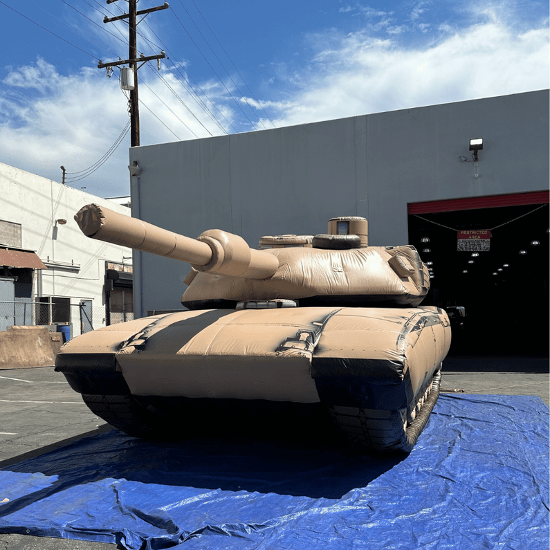 Iconic Tank Replicas: Sherman and Abrams WW2 fake tanks