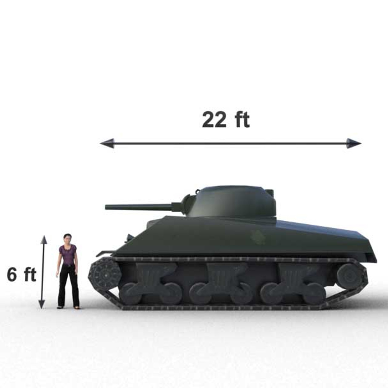 M-4 SHERMAN X-1 SUPER BOMBE エアータンク ４L ２本 M4シャーマン エアタンク