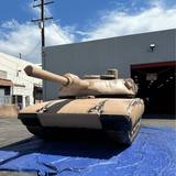 Iconic Tank Replicas: Sherman and Abrams WW2 fake tanks