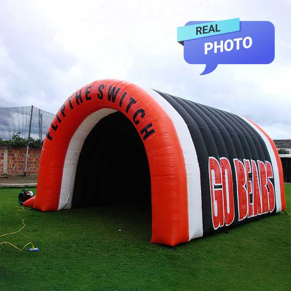 youth football inflatable tunnel and Event Entrances side