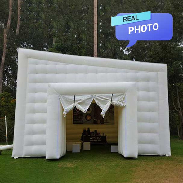 blow up event tent full view