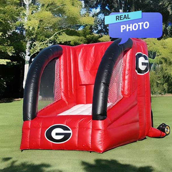 inflatable basketball court front