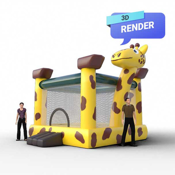 inflatable house render