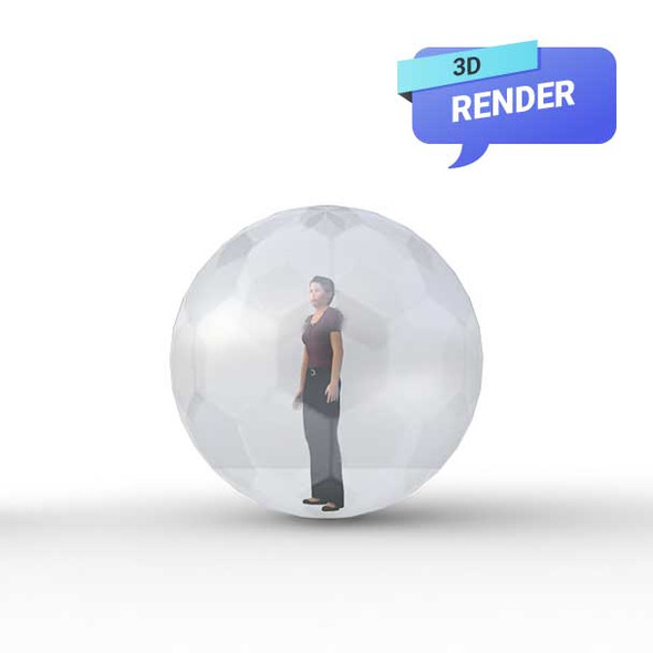 Human Hamster Ball Render