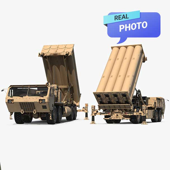 THAAD Inflatable Missile System Reference Image - Training Scenario ukraine fake himars