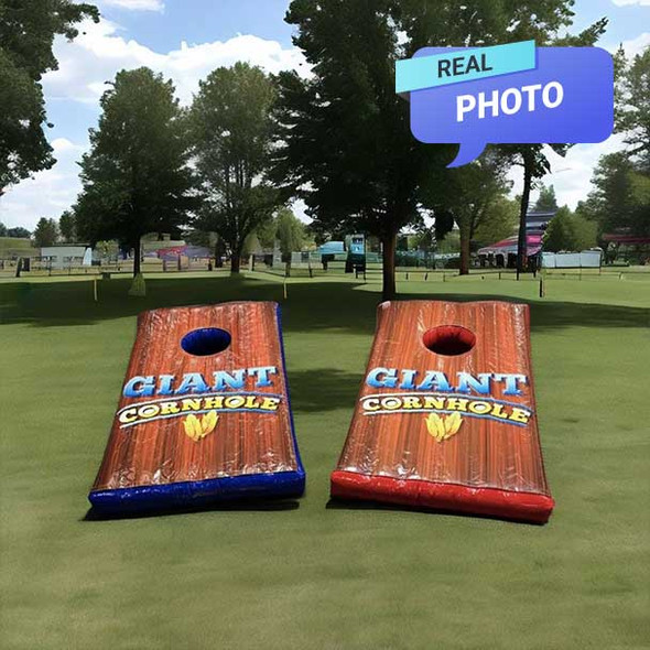 inflatable corn hole full view