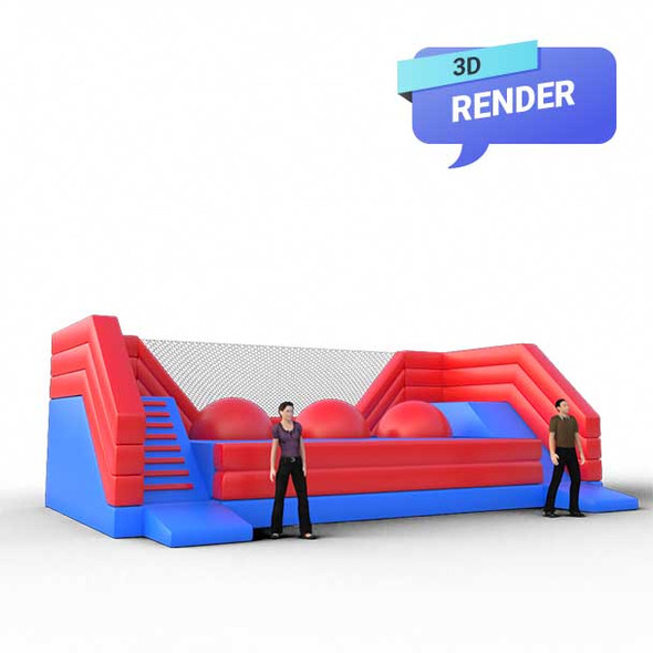 interactive inflatable games render