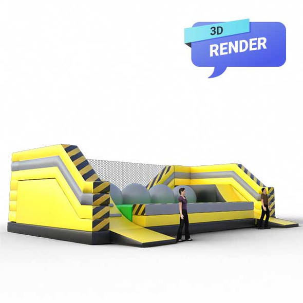 leaps and bounds inflatable render