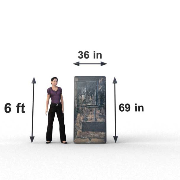 Airwalls Door portable shoot house Insert Reference Image - Detailed Blueprint - Insert Design