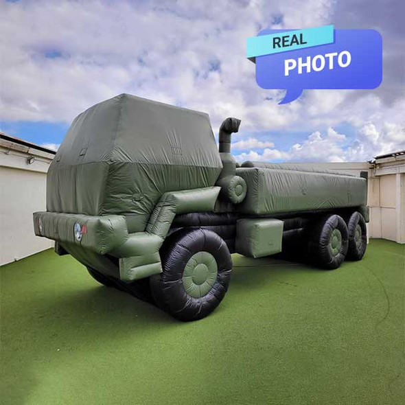 Oshkosh FMTV Cargo Inflatable Truck - Finished Product - Realistic Detailing