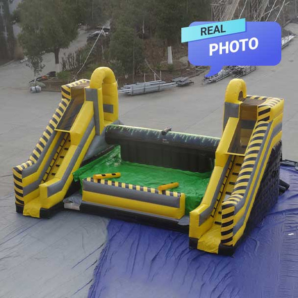 jousting inflatable full view