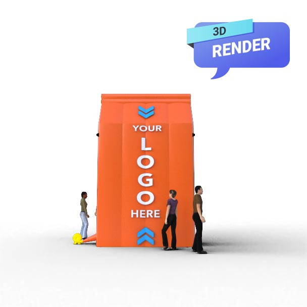 Stand-up Punch Inflatable render