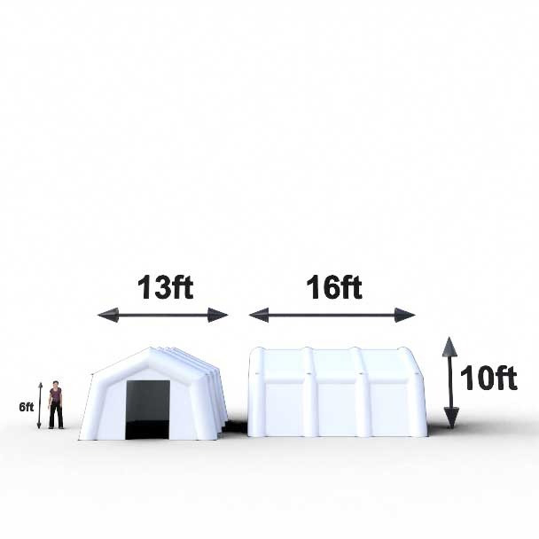 inflatable tent event render