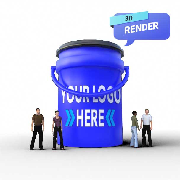 inflatable Buckets render