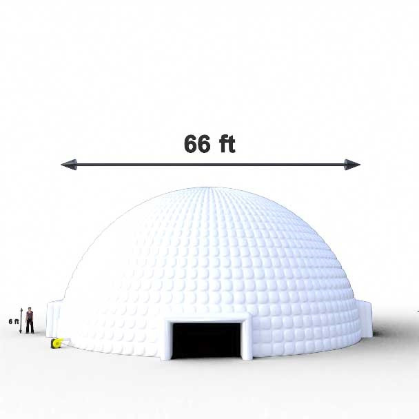 Dome Tent 66  measurements