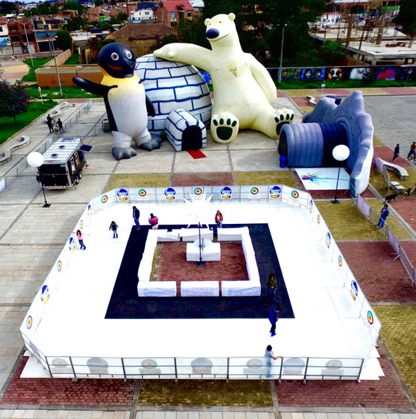 Polaris Inflatable Dome Cinema render
