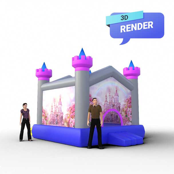 commercial bounce houses wholesale render