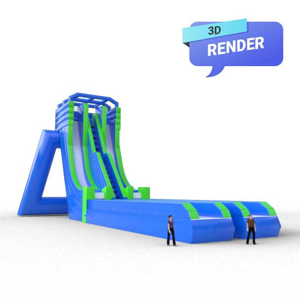 51' Tall Sky Slide Water Slide