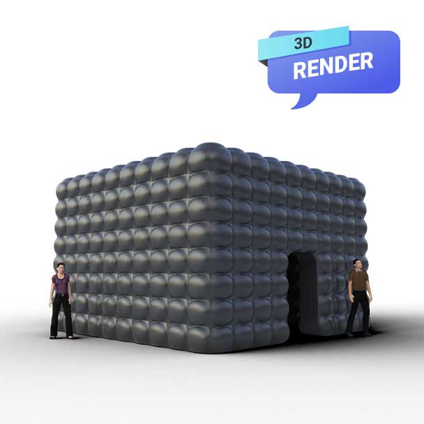 Inflatable Nightclub Render