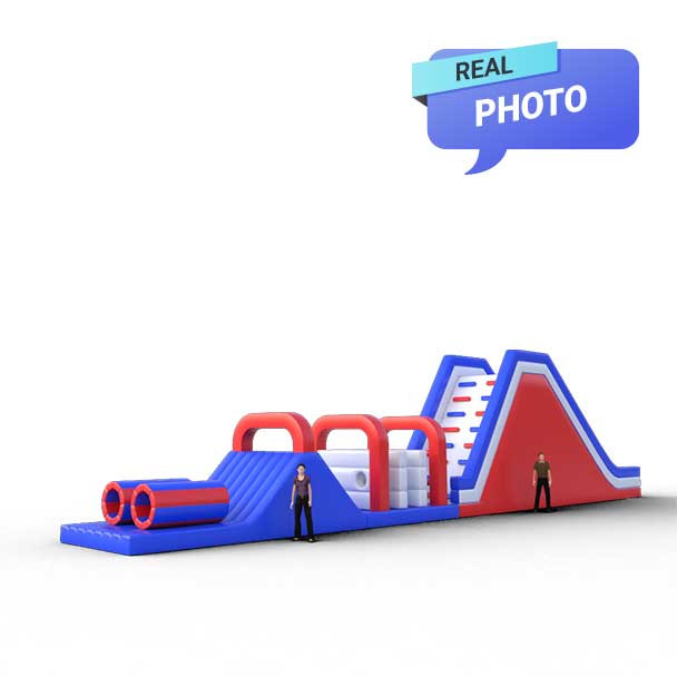 inflatable military obstacle course front