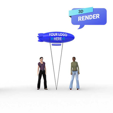 Inflatable Blimp for Promotion: High-Visibility Marketing
