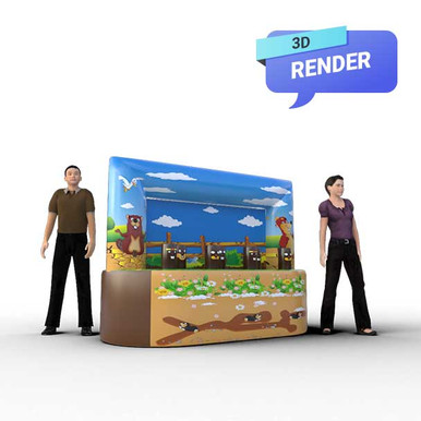 Whack-a-Mole: Engage in Classic Arcade Fun with Inflatable Excitement!