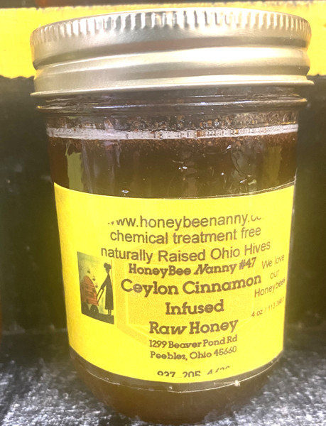 Ceylon Cinnamon Infused Raw Honey