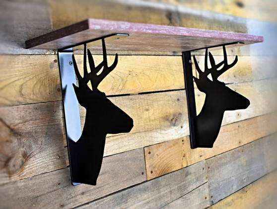 Deer Shelf Brackets