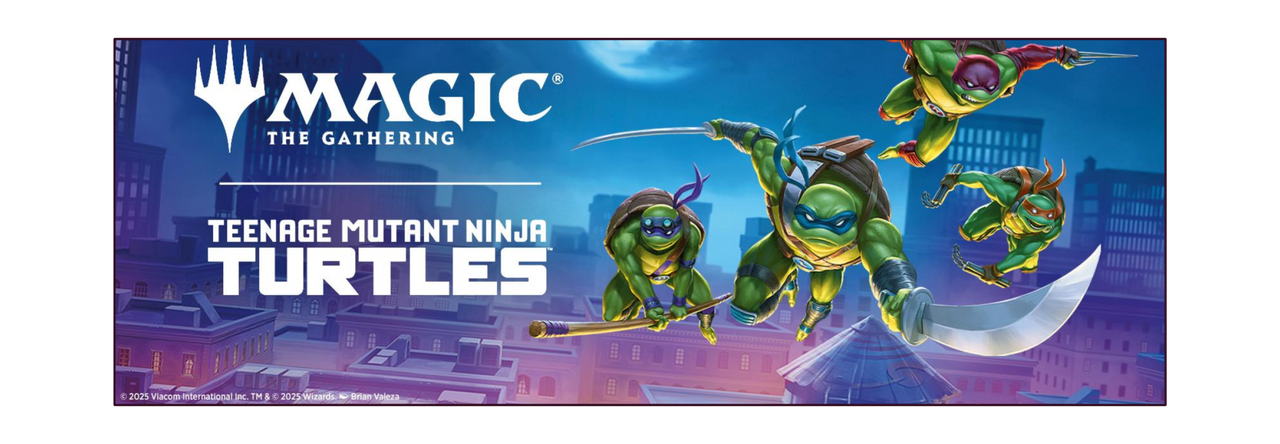 Key art for the Teenage Mutant Ninja Turtles set of Magic: the Gathering