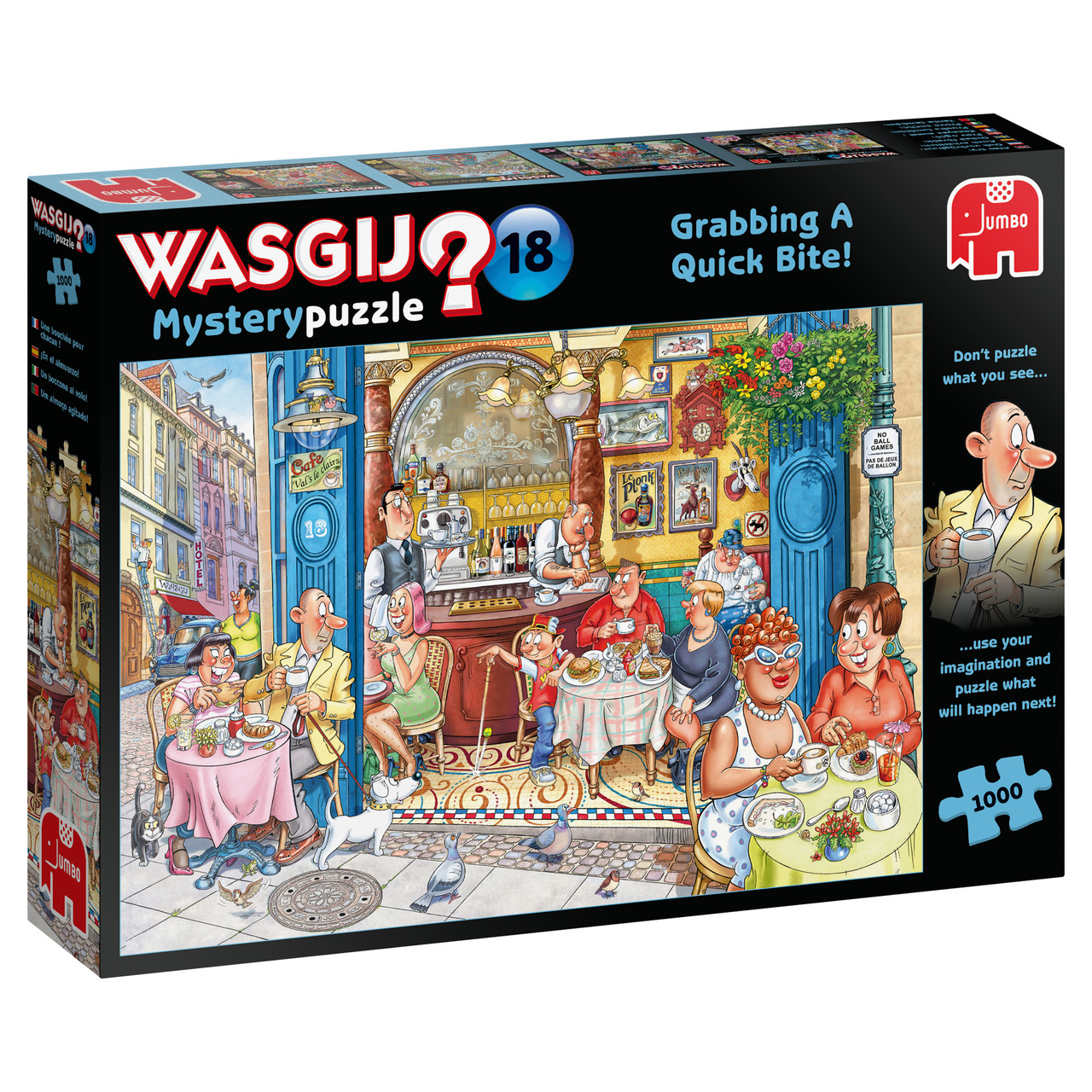 Grabbing a Quick Bite 1000pc–WASGIJ Mystery Puzzle (Sold Out
