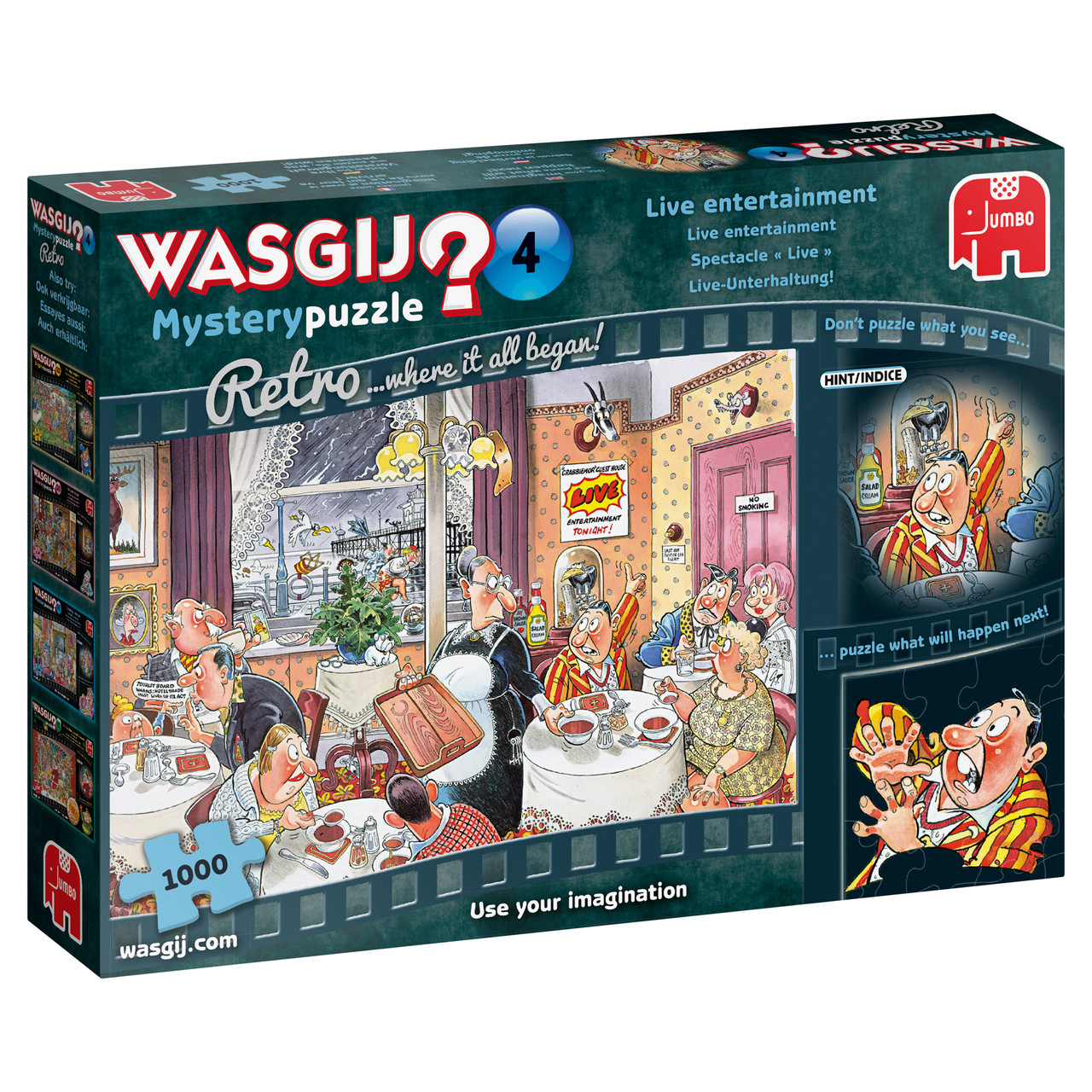 Live Entertainment 1000pc–WASGIJ Mystery Puzzle - Board Game Barrister