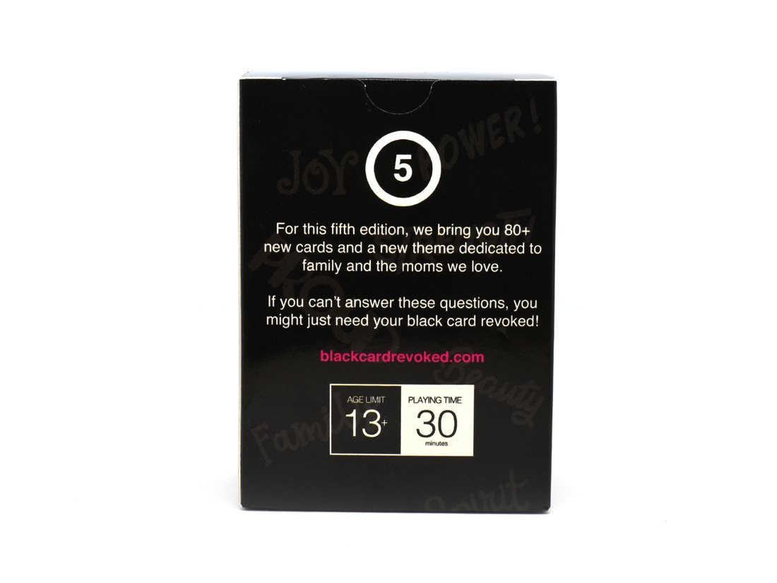 Black Card Revoked Original Flavor Fifth Edition (In-Store Pickup Only)  (Sold Out - Restock Notification Only) - Board Game Barrister