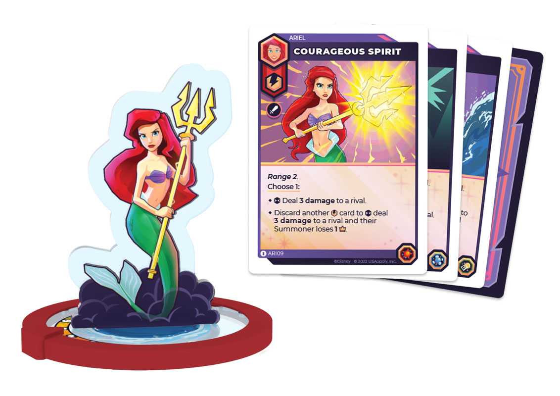 disney sorcerer's arena epic alliances card sleeves Air Deck v2 Premium Waterproof Playing Cards