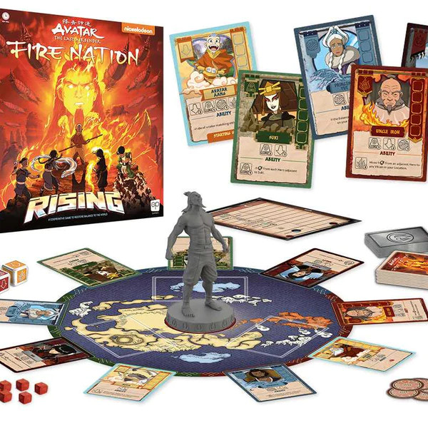 Avatar The Last Airbender: Fire Nation Rising - Board Game