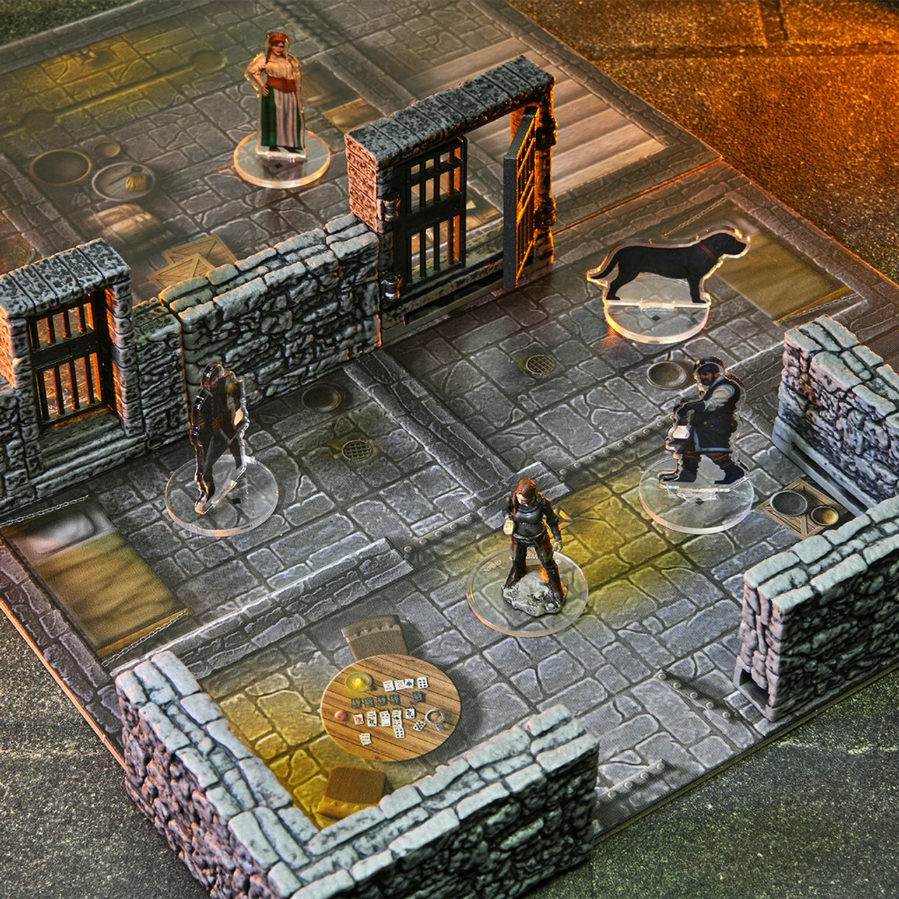 Encounter in a Box: Prison Break–Warlock Tiles - Board Game Barrister