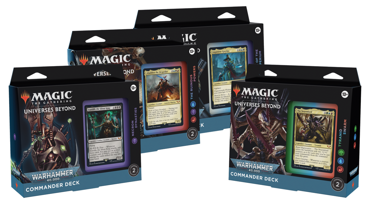 Commander Decks, Universes Beyond: Warhammer 40,000Magic the Gathering  (Sold Out) - Board Game Barrister