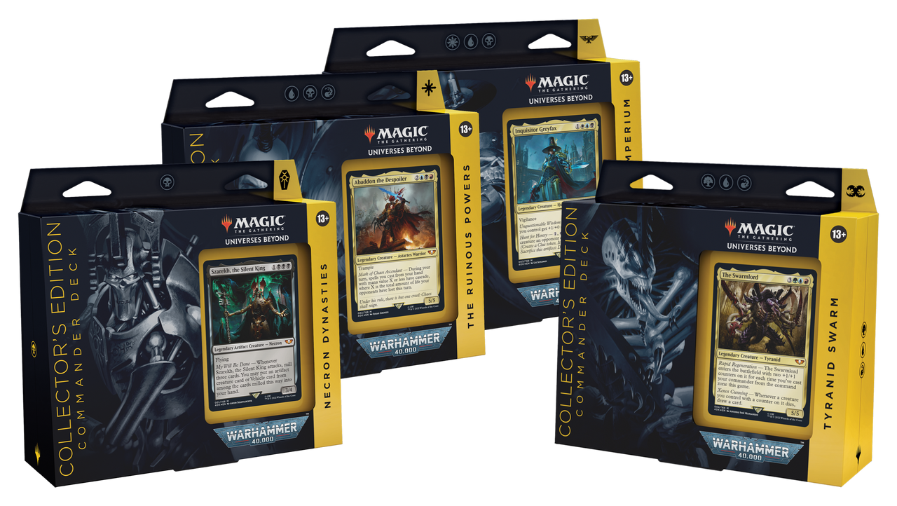 Commander Decks, Collector's Edition—Universes Beyond: Warhammer 40,000— Magic the Gathering - Board Game Barrister