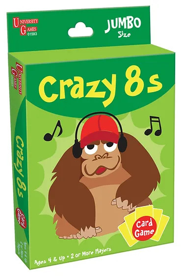 Crazy 8's—Classic Card Games - Board Game Barrister