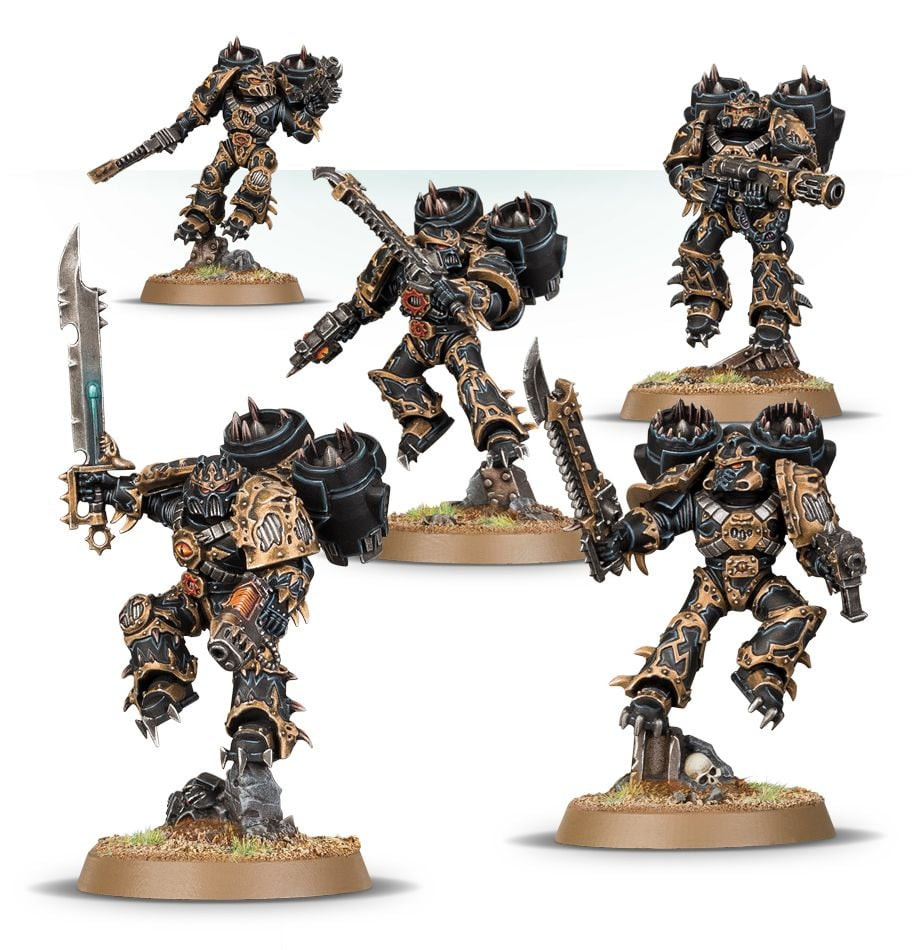 Warhammer 40,000 ケイオスラプター5体 Chaos Space Marine Raptors—Warhammer 40,000 - Board Game Barrister
