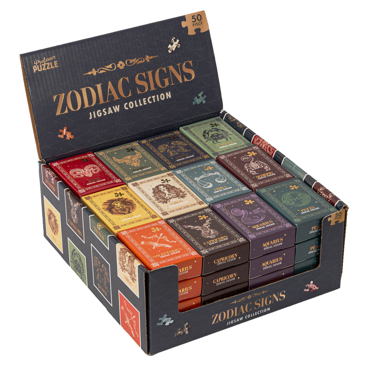 Mini Zodiac Signs 50pc (1 of 12 Puzzles) - Board Game Barrister
