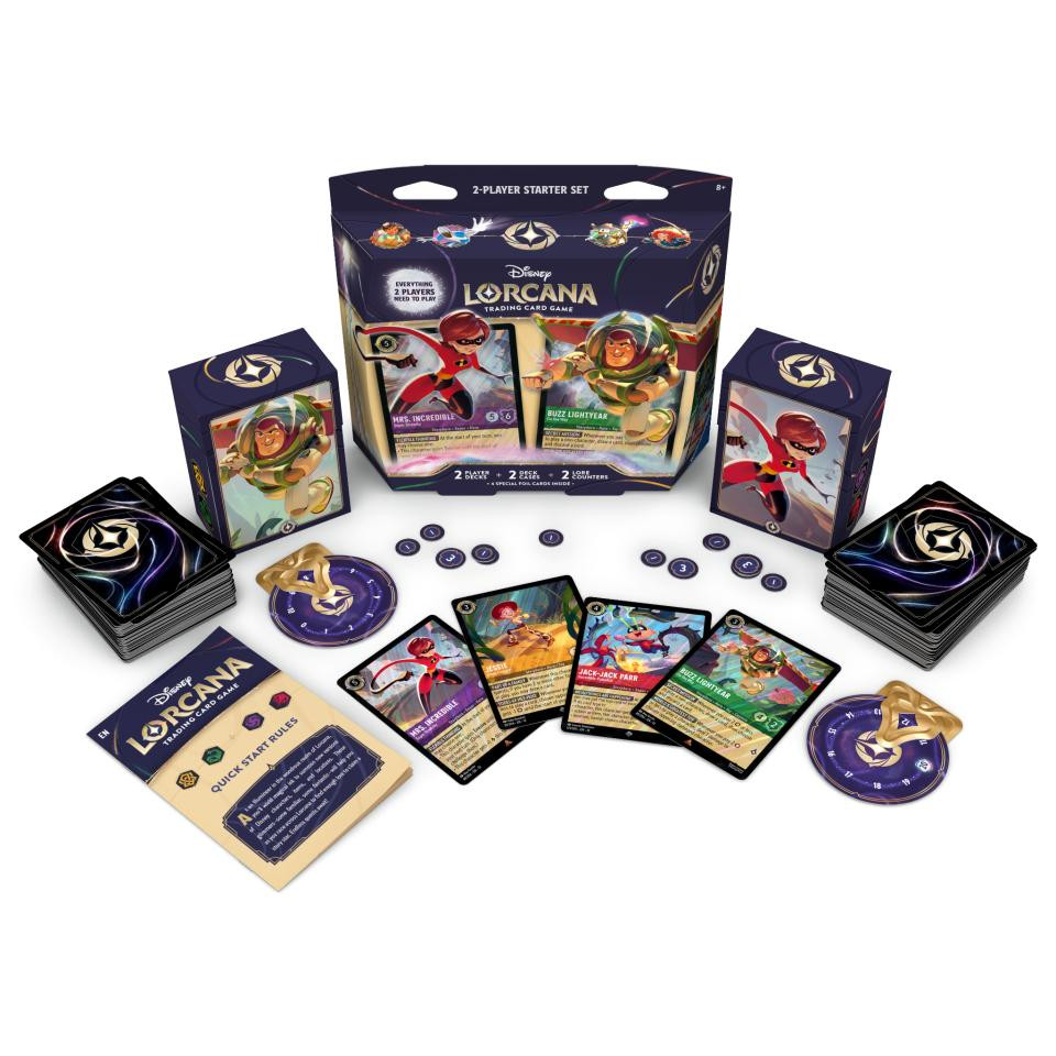 lorcana starter decks contents Amazon.com: Ravensburger Disney Lorcana TCG: The First Chapter - Ruby &  Emerald Single-Player Starter Deck | Engaging Gameplay | Over 200 Original  Disney Artworks main image 1