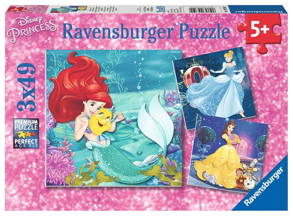 Disney Princesses 3x49pc - Board Game Barrister