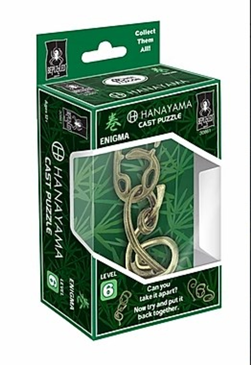 Hanayama Enigma Puzzle (Level 6) - Board Game Barrister