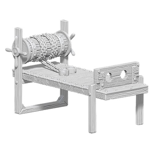 WizKids Deep Cuts Unpainted Miniatures: Mirror & Bird On Stand - Terrain Set, Primed & Ready To Paint