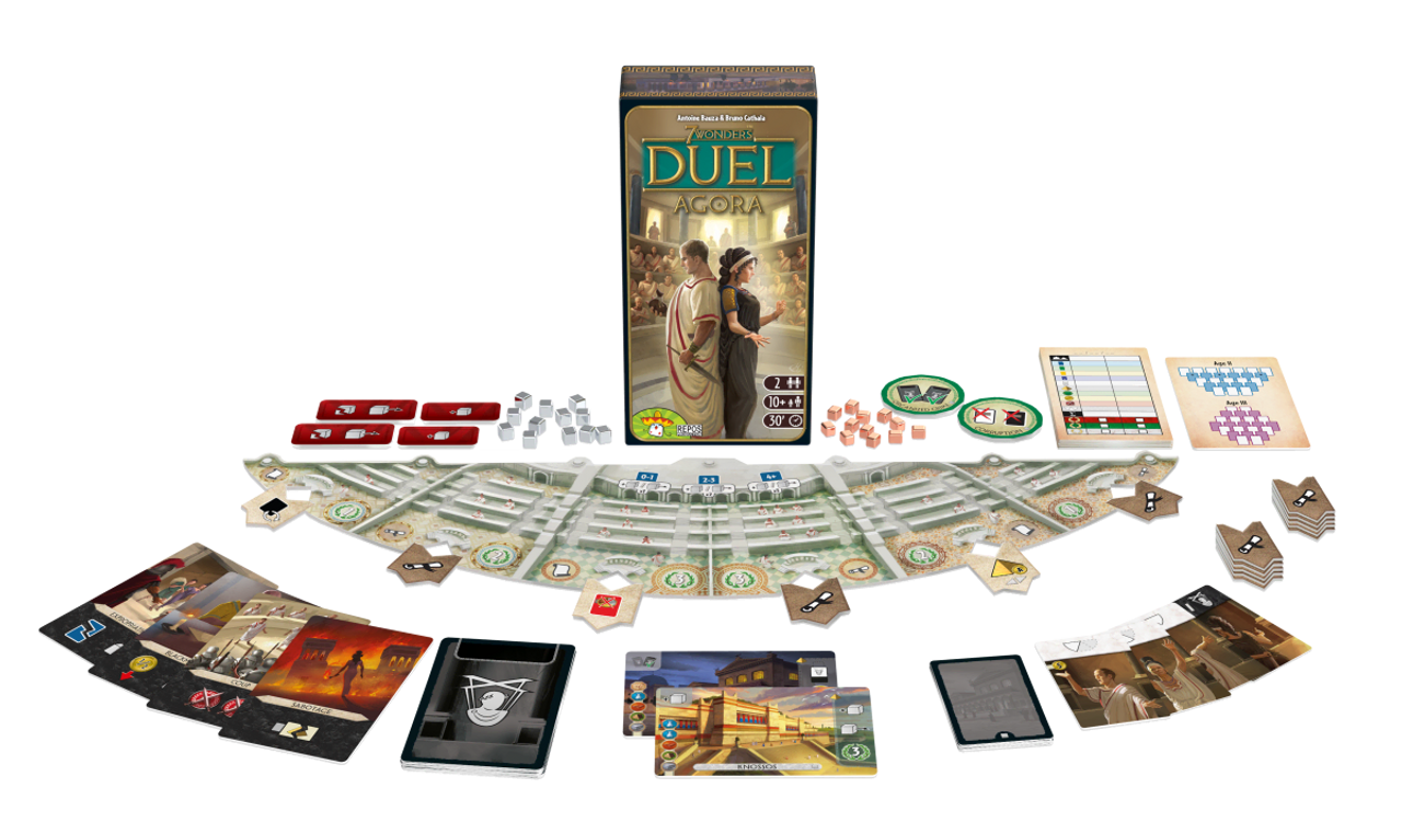 7 Wonders: Duel—Agora (Expansion) - Board Game Barrister