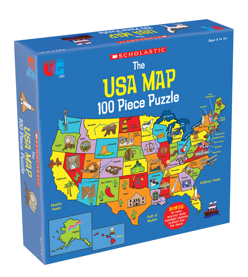 Usa Map Puzzle Game Box US National Park Map Puzzle – Fifty Nine