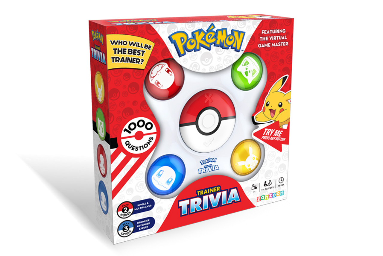 BRAND NEW SLIGHLY DAMAGED BOX Pokemon Trainer Trivia Game 1000 Questions 