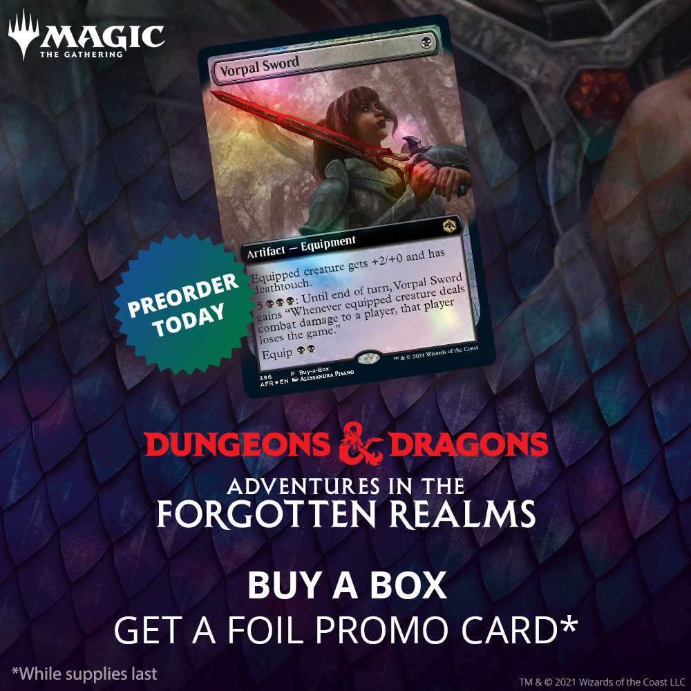 Draft Booster, Adventures in the Forgotten RealmsMagic: the Gathering  (Sold Out) - Board Game Barrister
