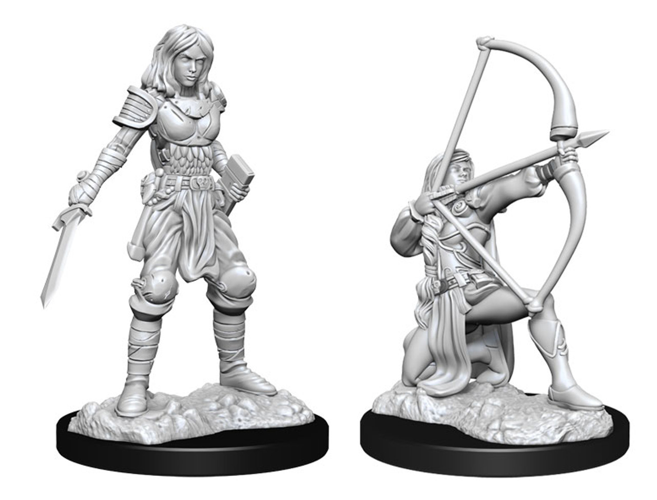 特撮 Pathfinder: Deep Cuts Unpainted Miniatures: Human Female Fighter dwos6rj Human Fighter Female—Pathfinder Deep Cuts Unpainted