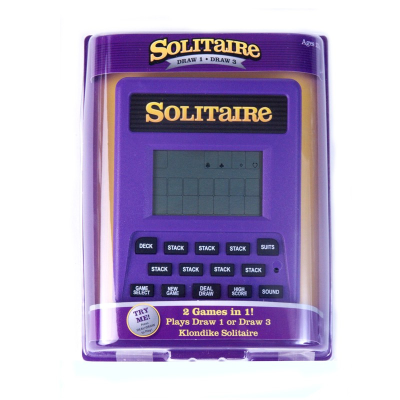 Solitaire Handheld Electronic Game Board Game Barrister